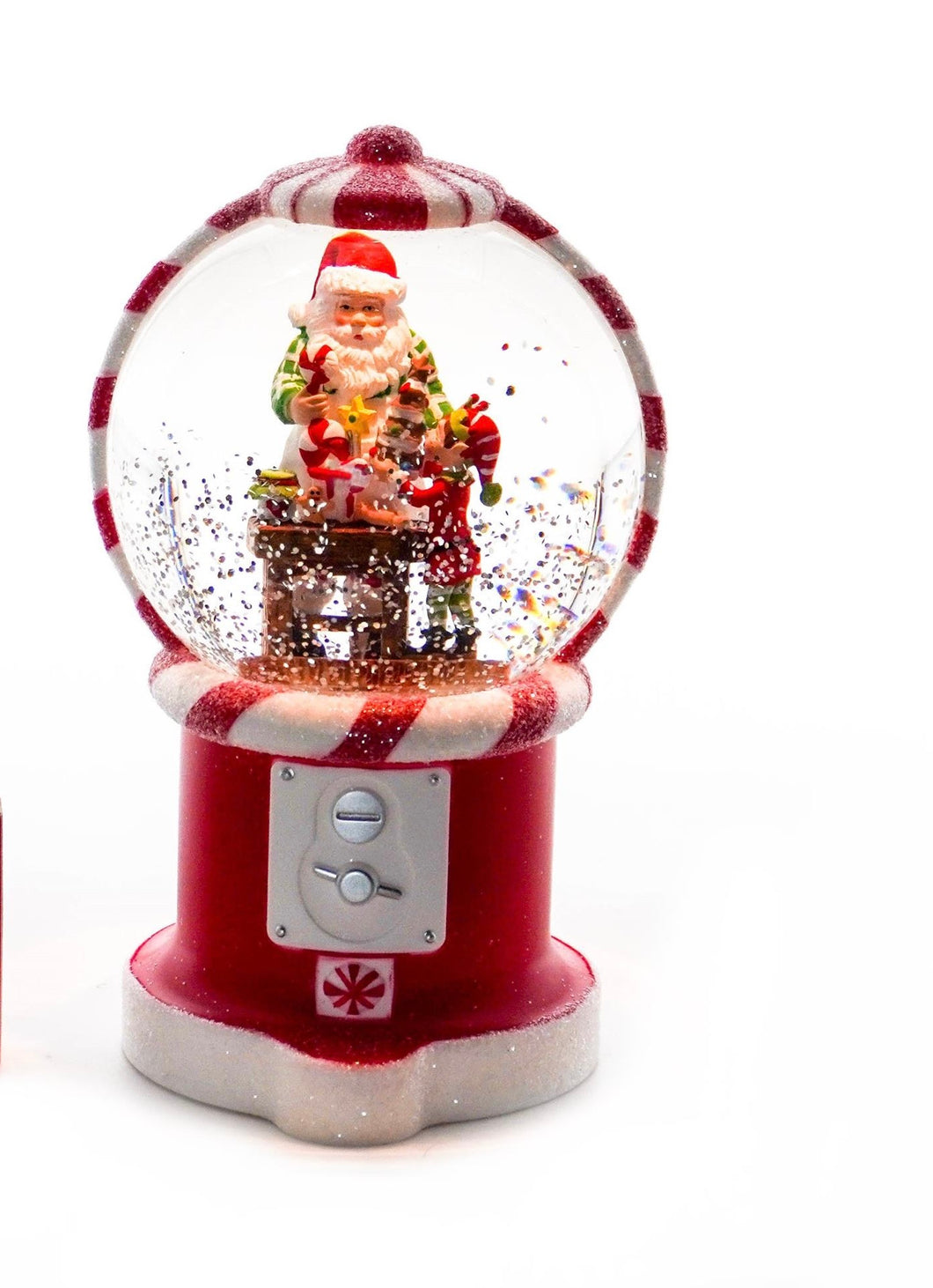Candy Cane Gum ball Machine Snow Globe (Copy)