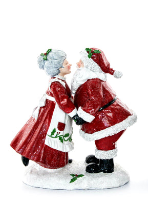 Give us a Kiss!!! - Santa and Mrs Claus