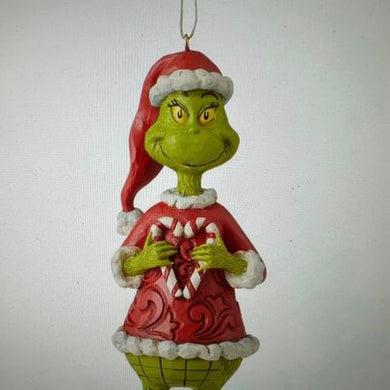 Jim Shore Heartwood Creek - Grinch Holding Candy Heart