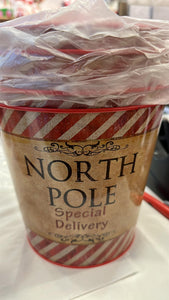 NORTH POLE Special Delivery Metal Pots