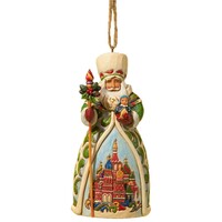 Jim Shore - Heartwood Creek - Around the World Santa - Russian Hanging Ornament Santa