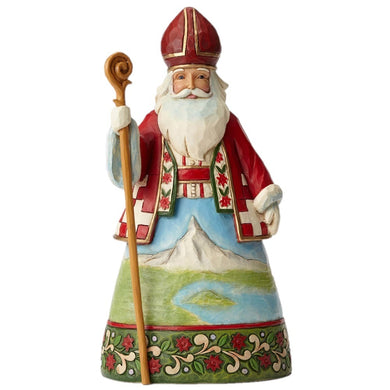 Jim Shore - Heartwood Creek - Around the World Santa - Swiss Santa