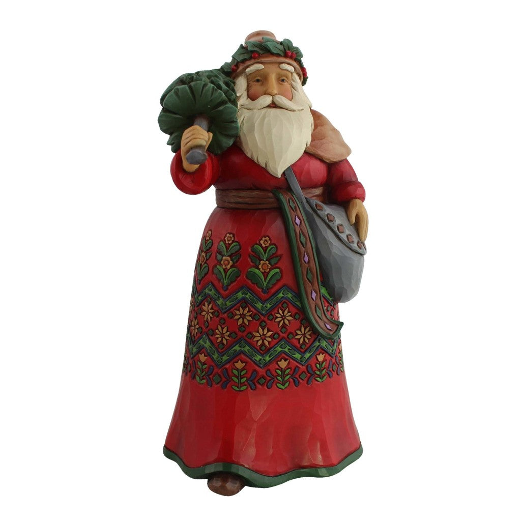 Jim Shore - Heartwood Creek - Around the World Santa - Swedish  Santa