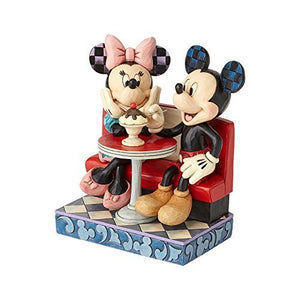Jim Shore - Disney Traditions - Mickey and Minnie Mouse in the Soda Shop