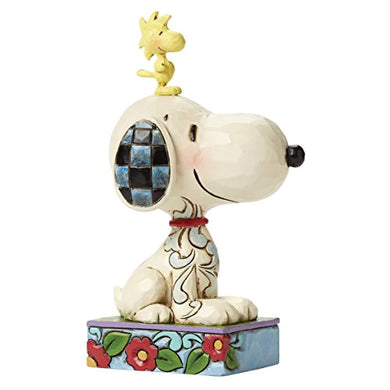 Peanuts By Jim Shore - My Best Friend - Snoopy And Woodstock Personality Pose Figurine