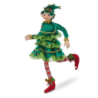 Tumberlina Posable Christmas Tree Elf