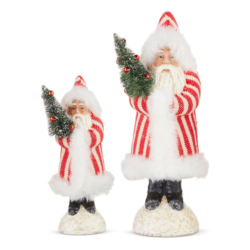 Set of 2 Table Top Santas