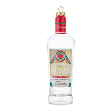 Hanging Vodka Bottle Ornament