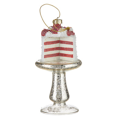 Cake on a Plate - Hanging Ornament