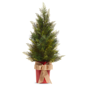Potted Fern Christmas Tree - Large