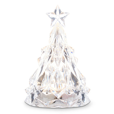 Acrylic Diamond Cut Light Tree - Small
