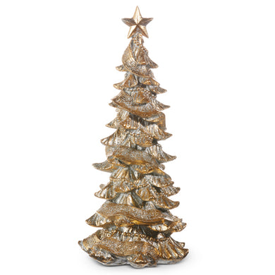 Gold Layered Tree with Star