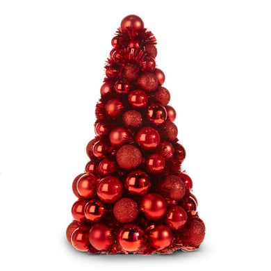 Red Vintage Bauble Tree - Small