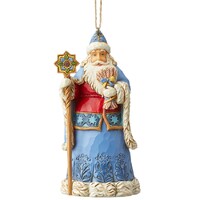 Jim Shore - Around the World Santa - Ukrainian Hanging Ornament Santa