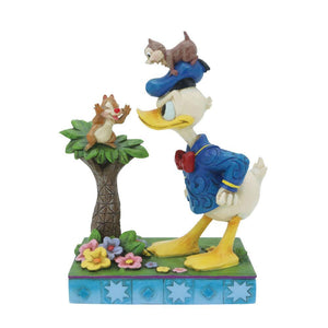 Jim Shore - Disney Traditions - Donald Duck with Chip and Dale