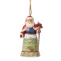 Jim Shore - Around the World Santa - New Zealand Hanging Ornament Santa