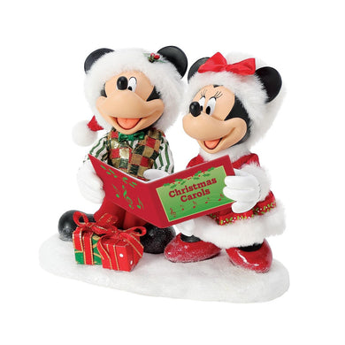 Department 56 - Possible Dreams  - Mickey and Minnie Carolling