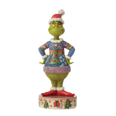 Department 56 - The Grinch - Grinch wearing his Ugly Sweater