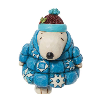 Peanuts By Jim Shore - Snoopy wearing his Puffer Jacket