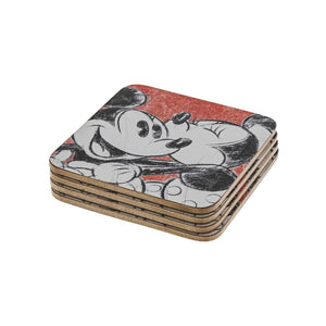 Disney Home - Mickey and Minnie - Coasters - Set of 4