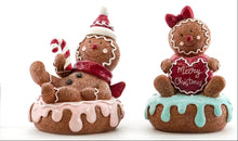 Load image into Gallery viewer, Gingerbread Donut Girl and Boy