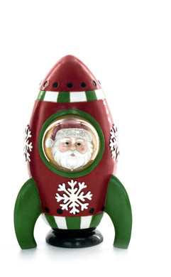 Santa in Rocket Ship