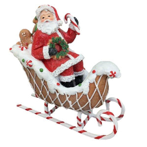 Santa in his Gingerbread Sleigh