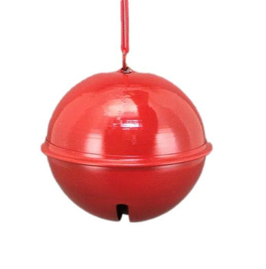 Red Metal shiny Hanging Bell