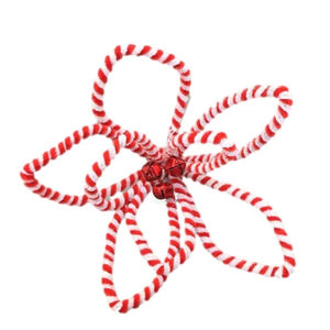 Candy Rope Flower with Red Bells