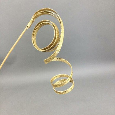 Gold Spiral Swirl Curl Pick