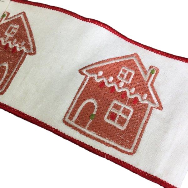 Gingerbread House Ribbon – The Christmas Wonderland Store