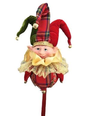 Ever Green Plaid Bauble Elf