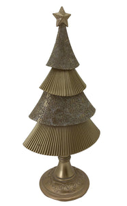 Charming Antiqued Layered Gold Tree