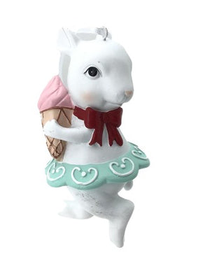 Bunny Holding a Ice Cream