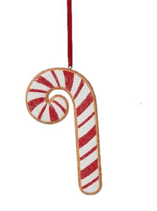 Gingerbread Candy Cane Hanging Decoration