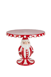 Red and White Santa Cake Stand