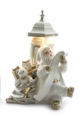 North Pole White - Santa in front of Post Box