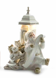 North Pole White - Santa in front of Post Box