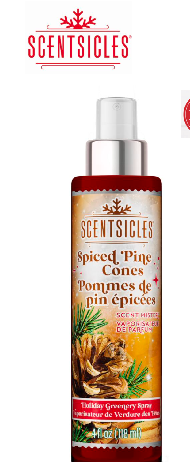 Spiced Pinecone Christmas Room Spray