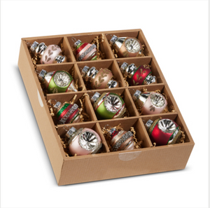 Box Set of Vintage Round Decorations