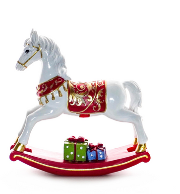 Traditional Coloured Rocking Horse