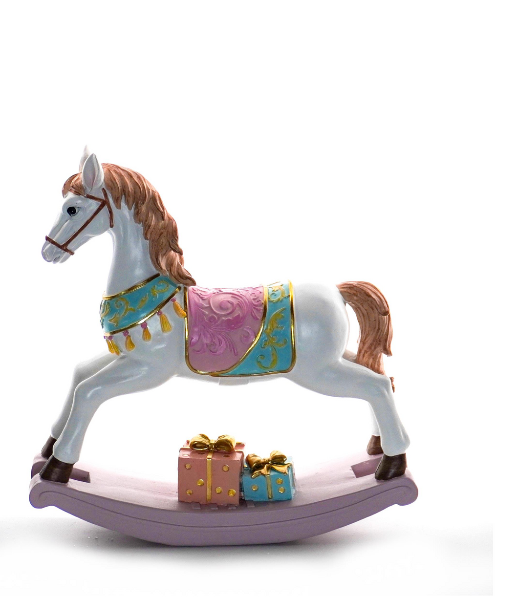 Pastel  Coloured Rocking Horse