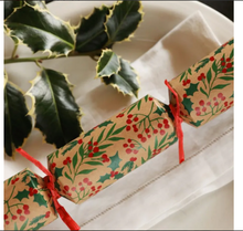 Load image into Gallery viewer, Celebration Crackers - 10 inch - Holly Leaves