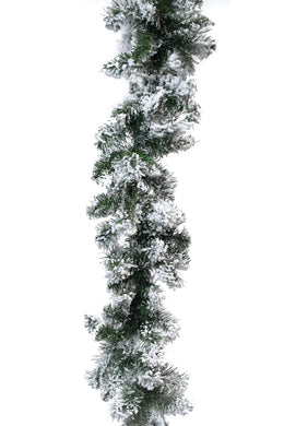 Flocked Royale Deluxe Garland - 2.7m