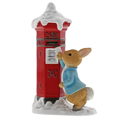 Beatrix Potter Peter Rabbit Posting His Christmas Letter