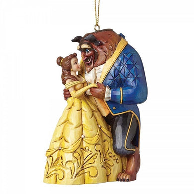 Jim Shore - Disney Traditions - Beauty and the Beast Hanging Ornament