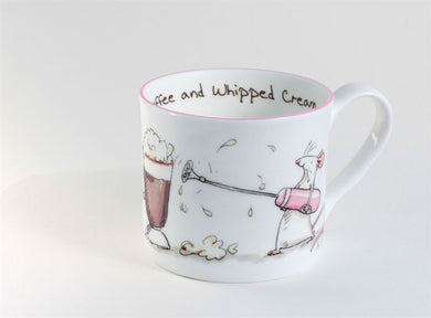 Two Bad Mice - Coffee and Whipped Cream -Small Mug