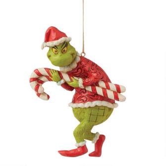 Jim Shore - Possible Dreams  - Grinch Stealing the Candy Caes - Hanging Ornament