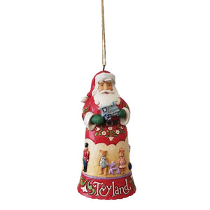 Jim Shore - Heartwood Creek - Toyland Santa Hanging Ornament