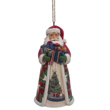 Load image into Gallery viewer, Jim Shore - Heartwood Creek - Santa/Arms Full of Gifts Hanging Ornament